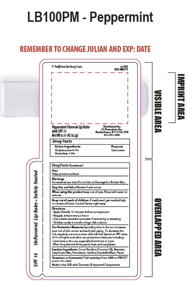 LB100PM Peppermint Label - LB100PM Peppermint Label